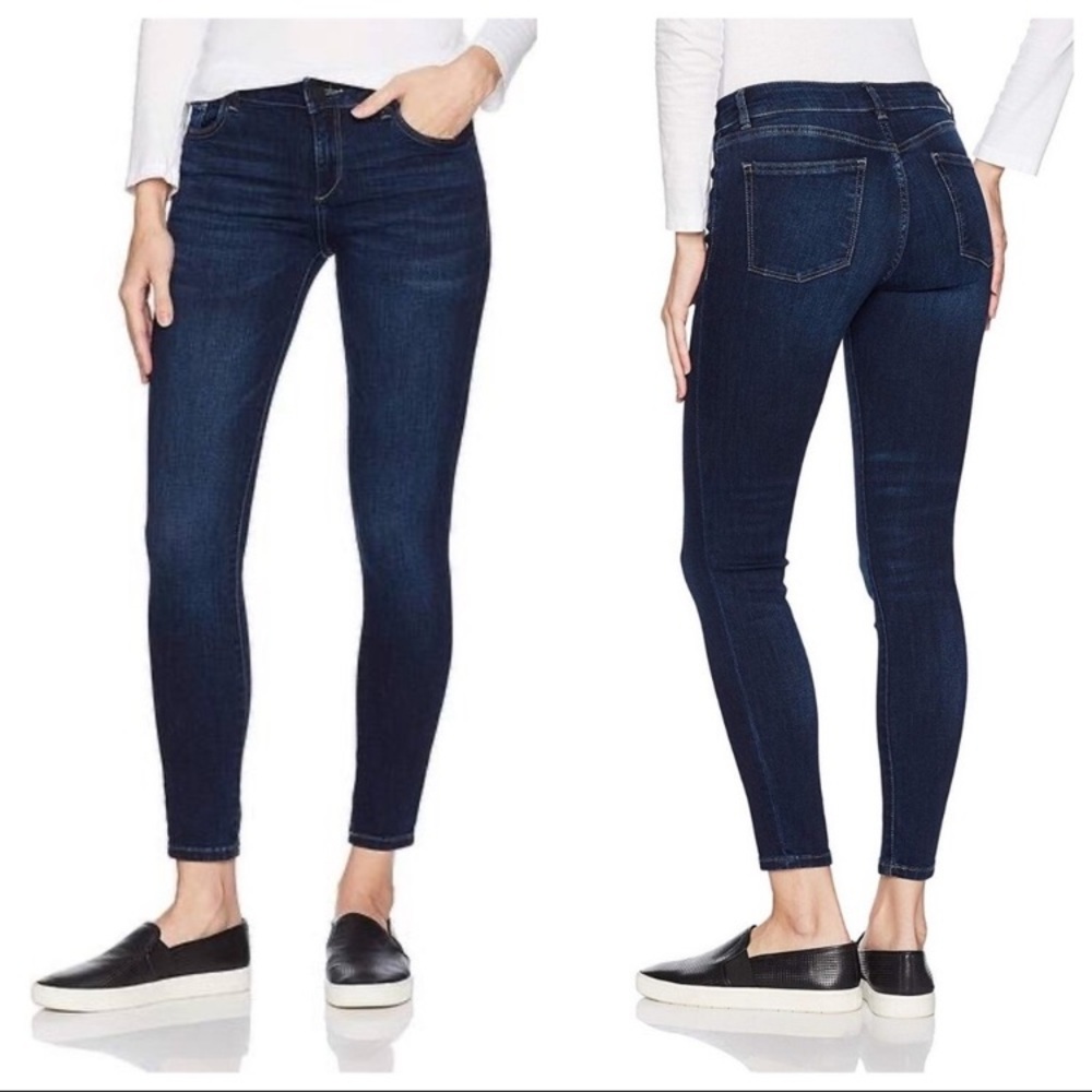DL1961 Margaux Instasculpt Ankle Skinny Jeans Dark Wash Stretch Women’s Sz 26